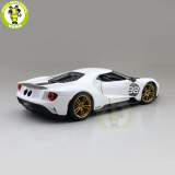 1/18 2021 Ford GT Heritage Edition MAISTO 31390 Diecast Model Toys Car Boys Girls Gifts