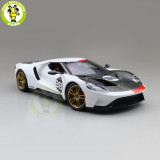 1/18 2021 Ford GT Heritage Edition MAISTO 31390 Diecast Model Toys Car Boys Girls Gifts