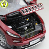 1/18 Jeep Cherokee Diecast Metal Model Toys Cars Boys Girls Gifts