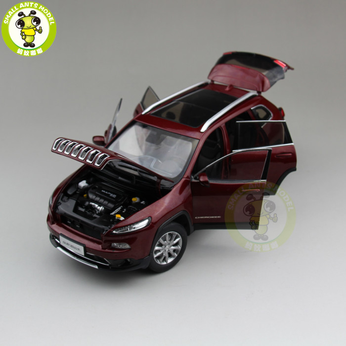1/18 Jeep Cherokee Diecast Metal Model Toys Cars Boys Girls Gifts