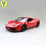 1/18 Ferrari Signature 458 Speciale Bburago 16903 Diecast Model Car Toys Boys Girls Gifts