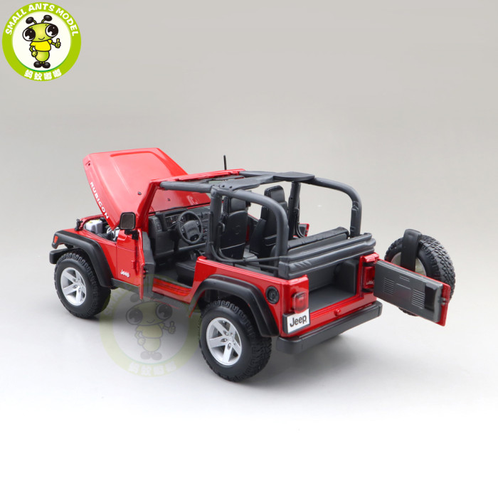 1/18 Jeep Wrangler Rubicon Maisto 31663 Diecast Metal Model Car Toys Boys Girls Gifts