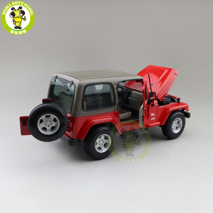 1/18 Jeep Wrangler Sahara Maisto 31662 Diecast Model Car Toys Boys Girls Gifts