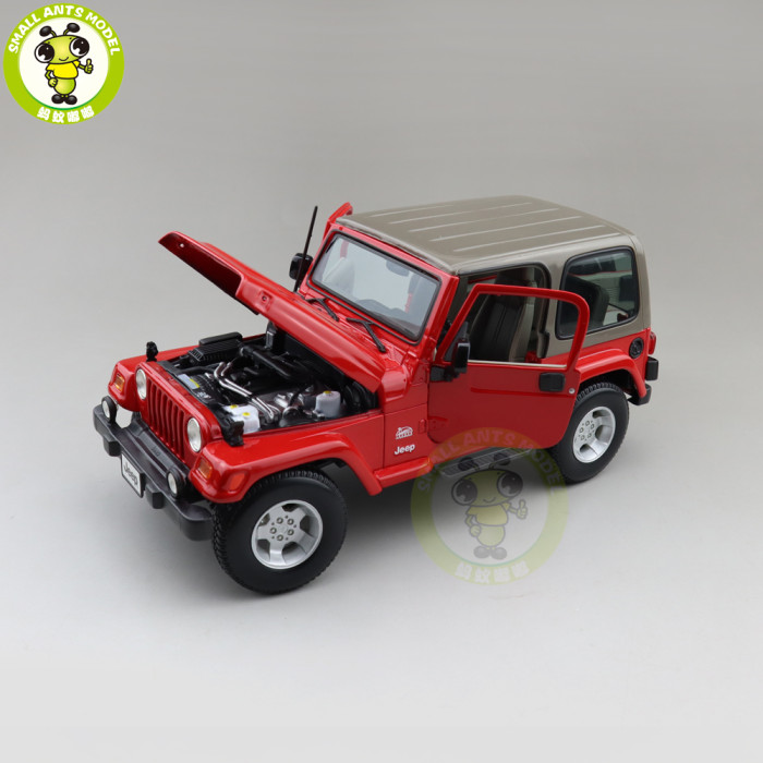 1/18 Jeep Wrangler Sahara Maisto 31662 Diecast Model Car Toys Boys Girls Gifts
