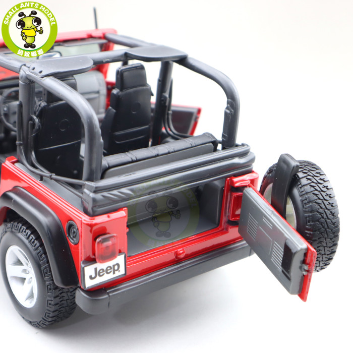 1/18 Jeep Wrangler Rubicon Maisto 31663 Diecast Metal Model Car Toys Boys Girls Gifts
