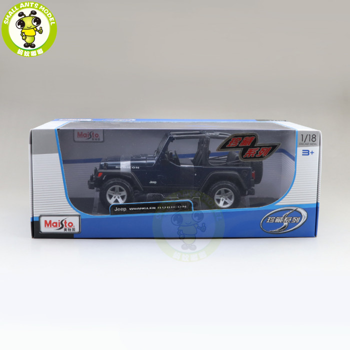 1/18 Jeep Wrangler Rubicon Maisto 31663 Diecast Metal Model Car Toys Boys Girls Gifts