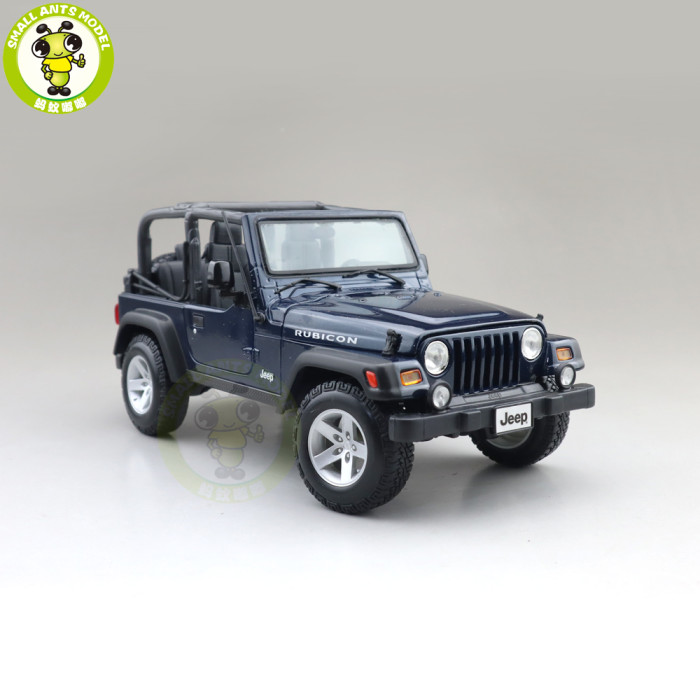 1/18 Jeep Wrangler Rubicon Maisto 31663 Diecast Metal Model Car Toys Boys Girls Gifts