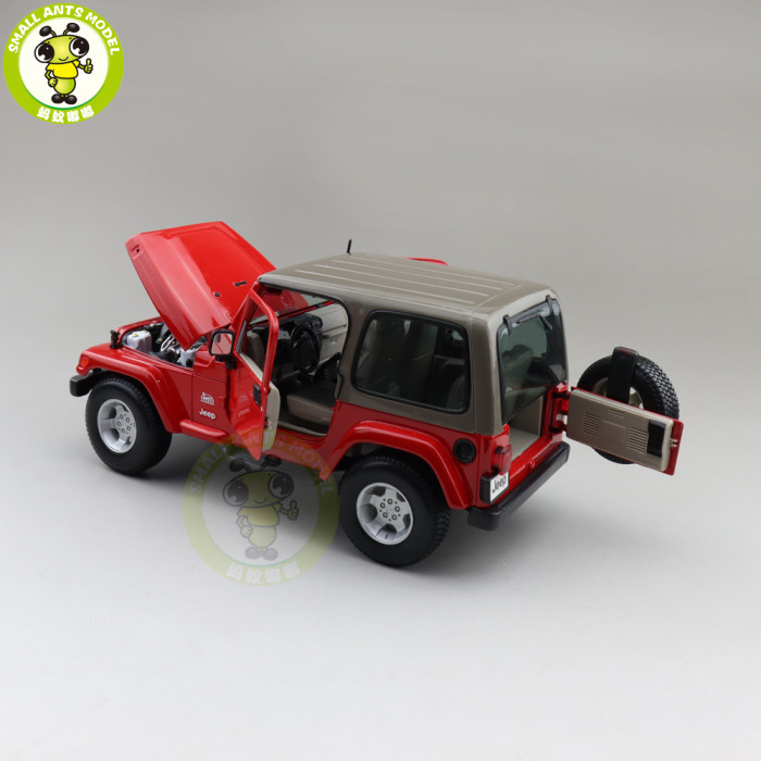 1/18 Jeep Wrangler Sahara Maisto 31662 Diecast Model Car Toys Boys Girls Gifts