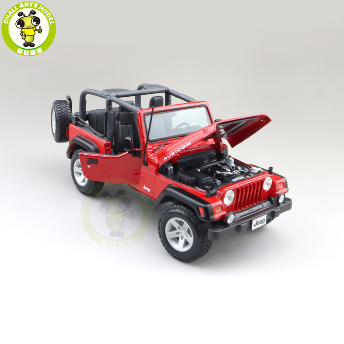 1/18 Jeep Wrangler Rubicon Maisto 31663 Diecast Metal Model Car Toys Boys Girls Gifts
