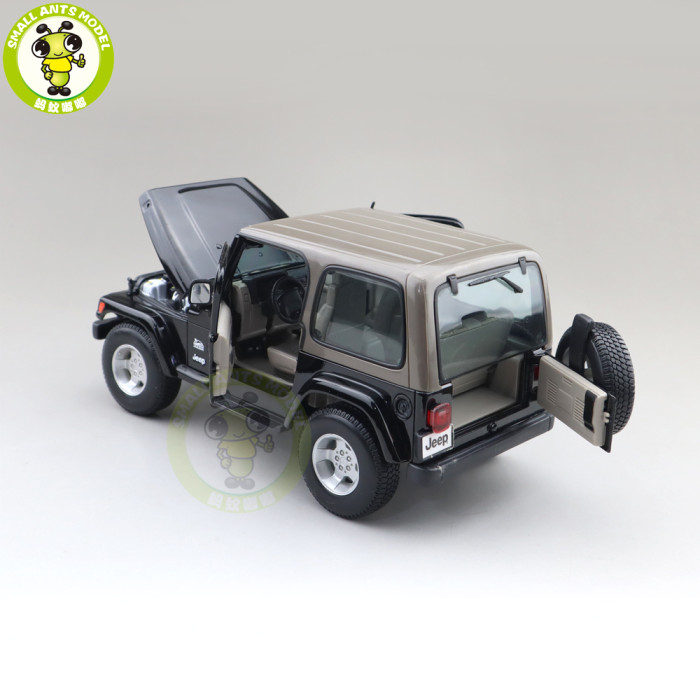 1/18 Jeep Wrangler Sahara Maisto 31662 Diecast Model Car Toys Boys Girls Gifts