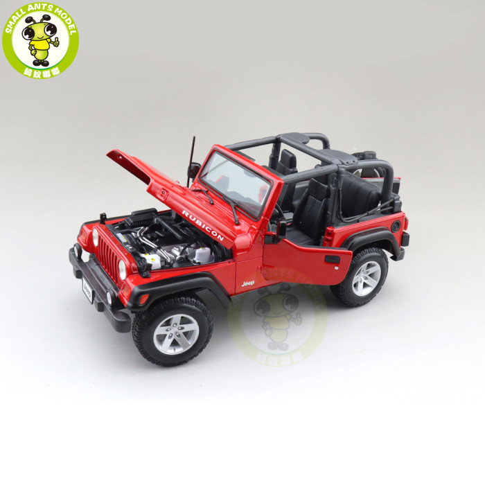 1/18 Jeep Wrangler Rubicon Maisto 31663 Diecast Metal Model Car Toys Boys Girls Gifts