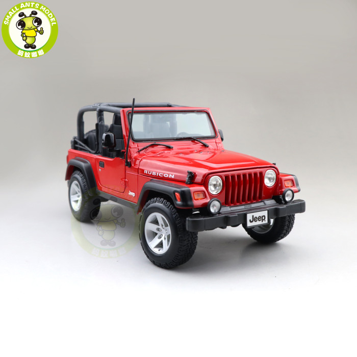 1/18 Jeep Wrangler Rubicon Maisto 31663 Diecast Metal Model Car Toys Boys Girls Gifts