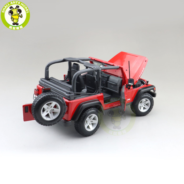 1/18 Jeep Wrangler Rubicon Maisto 31663 Diecast Metal Model Car Toys Boys Girls Gifts