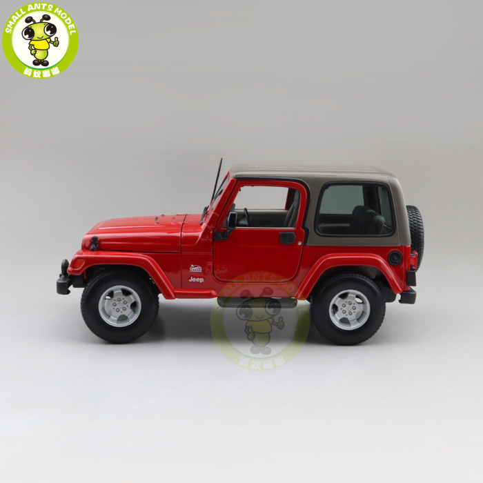 1/18 Jeep Wrangler Sahara Maisto 31662 Diecast Model Car Toys Boys Girls Gifts
