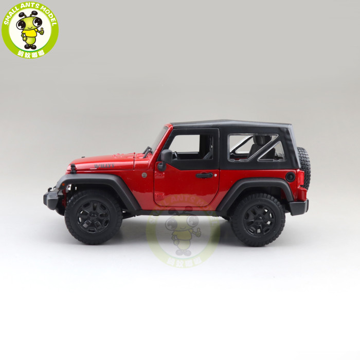 1/18 JEEP WRANGLER WILLYS 2014 Maisto 31676 Diecast Model Car Toys Boys Girls Gifts