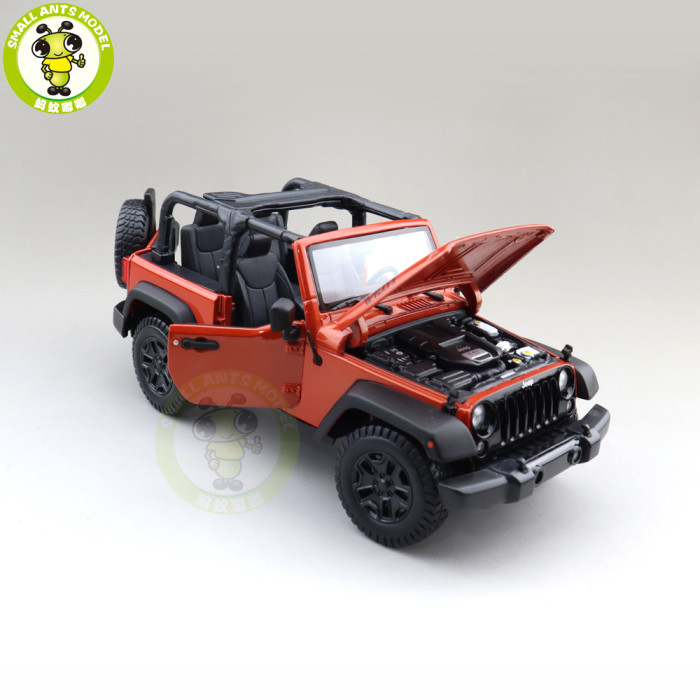 1/18 JEEP WRANGLER WILLYS 2014 Convertible Maisto 31610 Diecast Model Car Toys Boys Girls Gifts