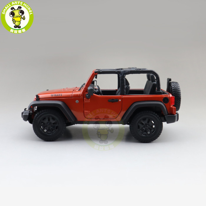 1/18 JEEP WRANGLER WILLYS 2014 Convertible Maisto 31610 Diecast Model Car Toys Boys Girls Gifts