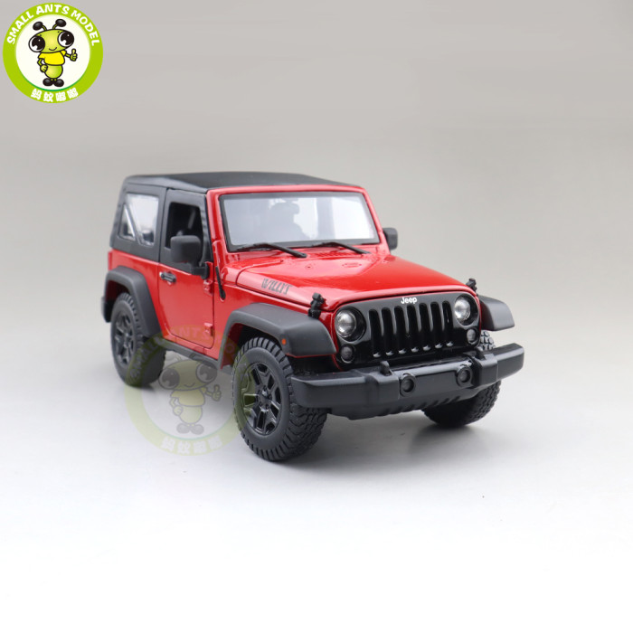 1/18 JEEP WRANGLER WILLYS 2014 Maisto 31676 Diecast Model Car Toys Boys Girls Gifts