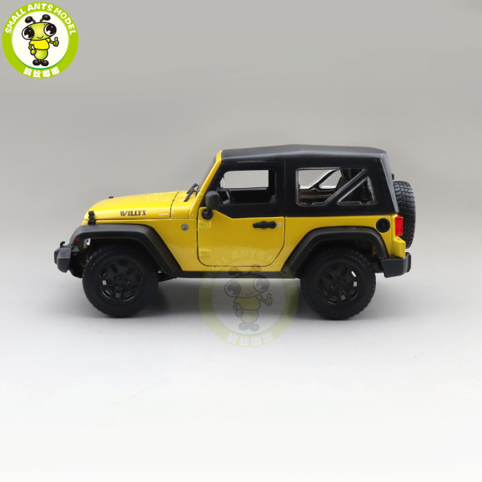 1/18 JEEP WRANGLER WILLYS 2014 Maisto 31676 Diecast Model Car Toys Boys Girls Gifts