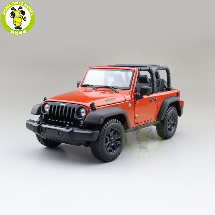 1/18 JEEP WRANGLER WILLYS 2014 Convertible Maisto 31610 Diecast Model Car Toys Boys Girls Gifts