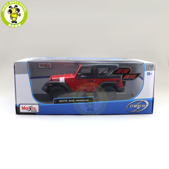1/18 JEEP WRANGLER WILLYS 2014 Maisto 31676 Diecast Model Car Toys Boys Girls Gifts