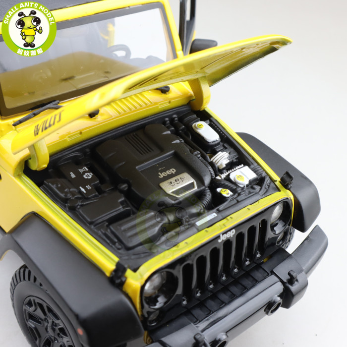 1/18 JEEP WRANGLER WILLYS 2014 Maisto 31676 Diecast Model Car Toys Boys Girls Gifts
