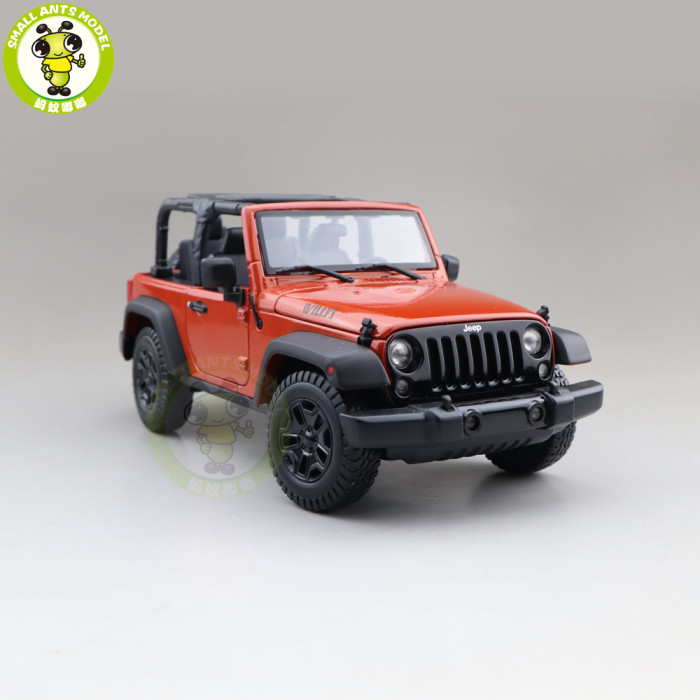1/18 JEEP WRANGLER WILLYS 2014 Convertible Maisto 31610 Diecast Model Car Toys Boys Girls Gifts