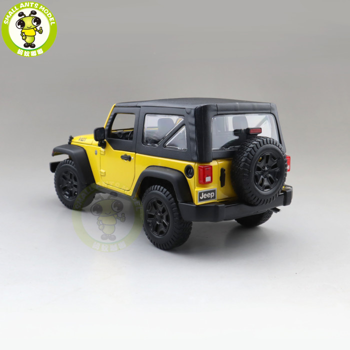 1/18 JEEP WRANGLER WILLYS 2014 Maisto 31676 Diecast Model Car Toys Boys Girls Gifts