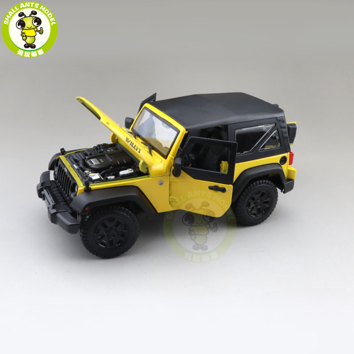 1/18 JEEP WRANGLER WILLYS 2014 Maisto 31676 Diecast Model Car Toys Boys Girls Gifts