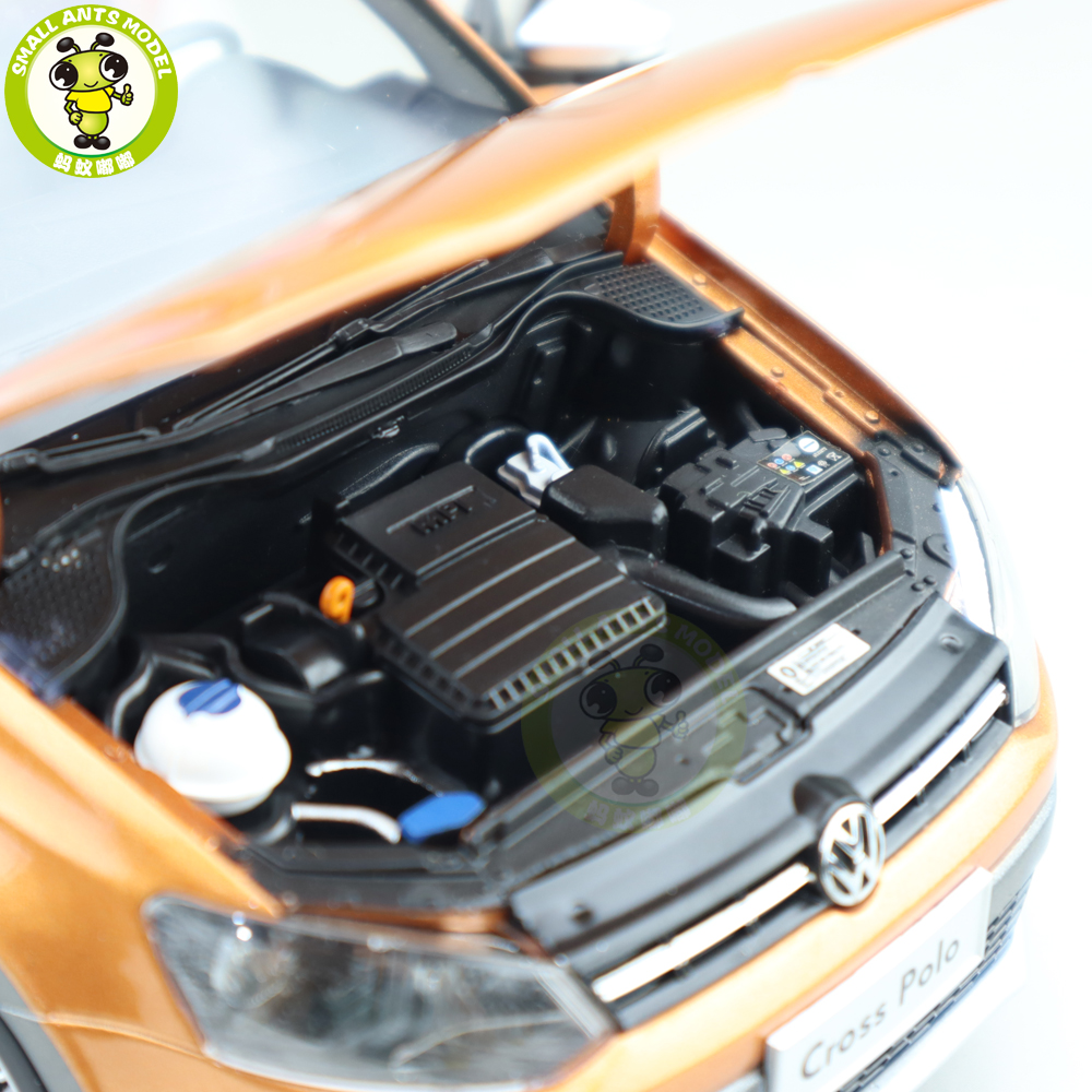 1/18 VW Volkswagen Cross Polo Diecast Model Toys Car Boys Girls