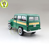 1/18 1955 WILLYS JEEP STATION WAGON Road Signature Diecast Model Toys Car Boys Girls Gifts