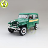 1/18 1955 WILLYS JEEP STATION WAGON Road Signature Diecast Model Toys Car Boys Girls Gifts