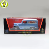 1/18 1955 WILLYS JEEP STATION WAGON Road Signature Diecast Model Toys Car Boys Girls Gifts