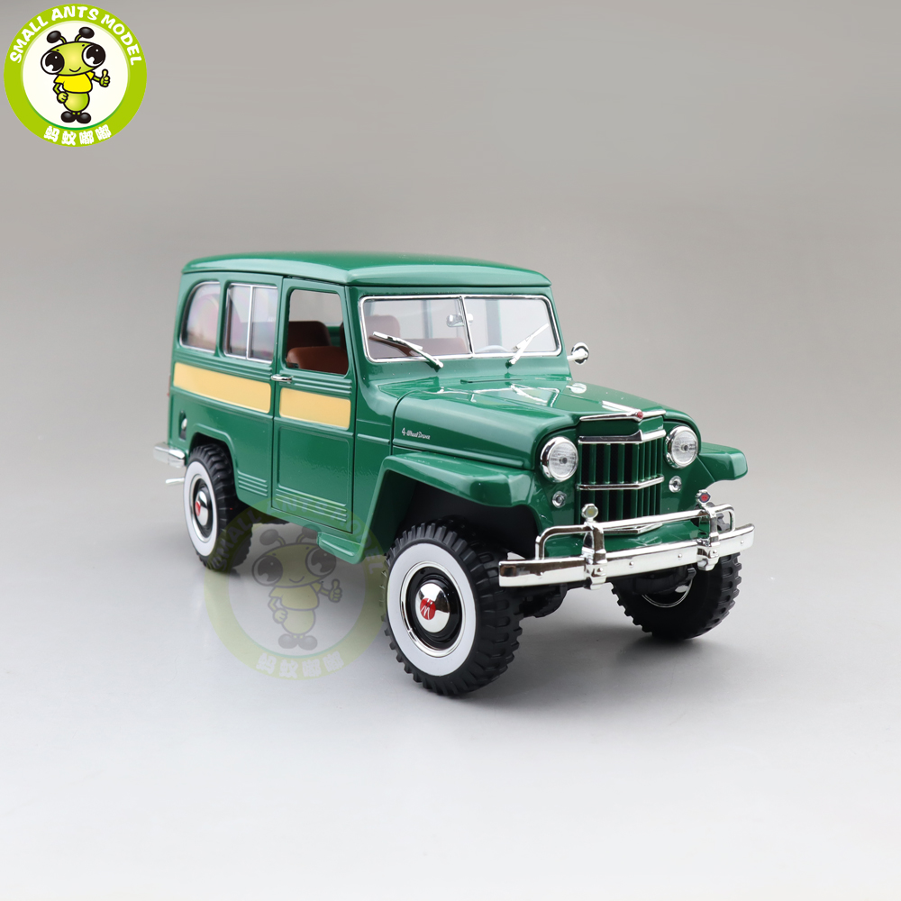 1/18 1955 WILLYS JEEP STATION WAGON Road Signature Diecast Model