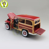 1/18 1955 WILLYS JEEP STATION WAGON Road Signature Diecast Model Toys Car Boys Girls Gifts
