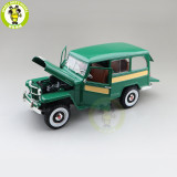 1/18 1955 WILLYS JEEP STATION WAGON Road Signature Diecast Model Toys Car Boys Girls Gifts