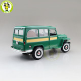 1/18 1955 WILLYS JEEP STATION WAGON Road Signature Diecast Model Toys Car Boys Girls Gifts