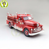 1/24 1958 Seagrave Model 750 FIRETRUCK Road Signature Diecast Model Toys Car Truck Boys Girls Gifts