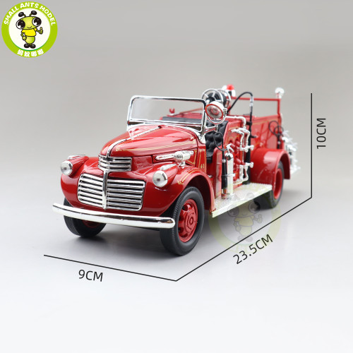 1/24 1941 GMC FireTruck Road Signature Diecast Model Toys Car Truck Boys Girls Gifts