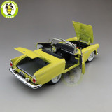 1/18 1955 Ford THUNDERBIRD Road Signature Diecast Model Car Toys Boys Girls Gift Yellow
