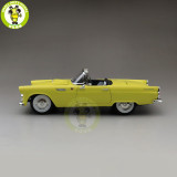 1/18 1955 Ford THUNDERBIRD Road Signature Diecast Model Car Toys Boys Girls Gift Yellow