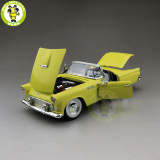 1/18 1955 Ford THUNDERBIRD Road Signature Diecast Model Car Toys Boys Girls Gift Yellow
