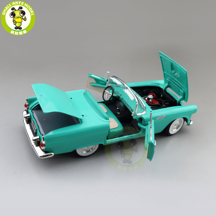 1/18 1955 Ford THUNDERBIRD Road Signature Diecast Model Car Toys Boys Girls Gift Yellow