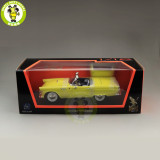1/18 1955 Ford THUNDERBIRD Road Signature Diecast Model Car Toys Boys Girls Gift Yellow