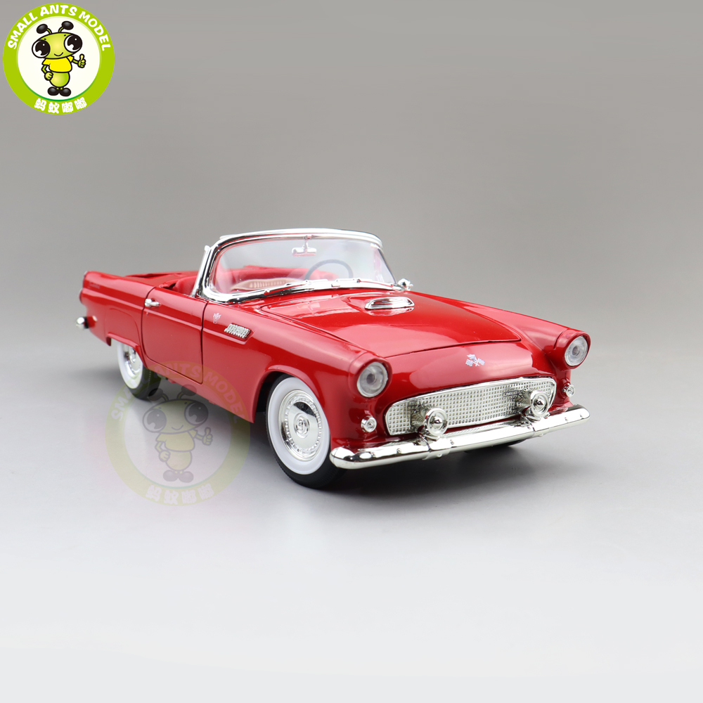 1/18 1955 Ford THUNDERBIRD Road Signature Diecast Model Car Toys