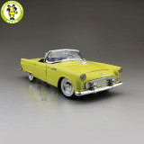 1/18 1955 Ford THUNDERBIRD Road Signature Diecast Model Car Toys Boys Girls Gift Yellow