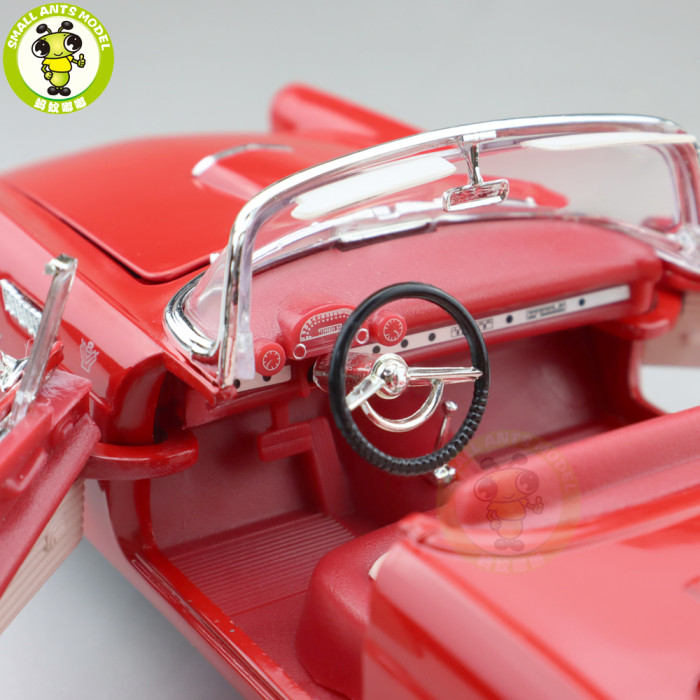 1/18 1955 Ford THUNDERBIRD Road Signature Diecast Model Car Toys Boys Girls Gift Yellow