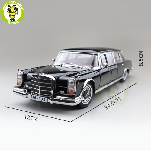 1/18 1966 Mercedes Benz 600 Pullman SUNSTAR Diecast Model Toys Car Boys Girls gifts