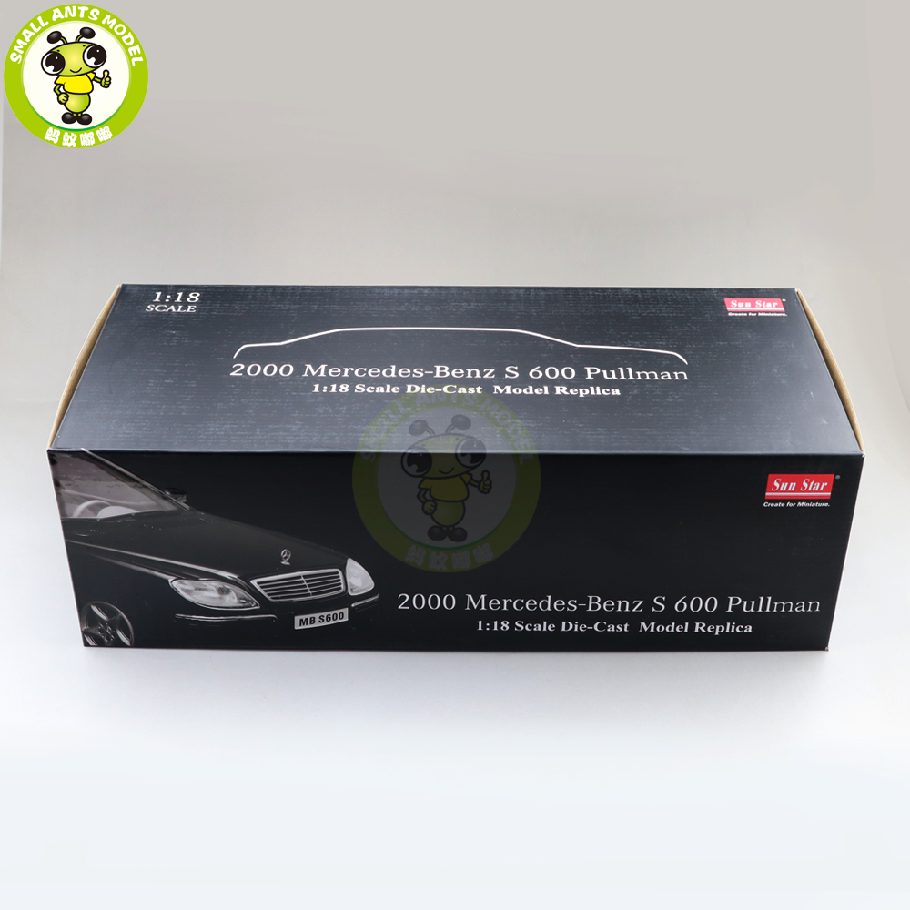 1/18 2000 Mercedes Benz S600 Pullman SUNSTAR Diecast Model Toys