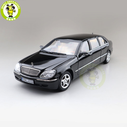 1/18 2000 Mercedes Benz S600 Pullman SUNSTAR Diecast Model Toys Car Boys Girls Gifts